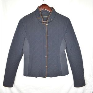 Zara Quilted Bomber Jacket